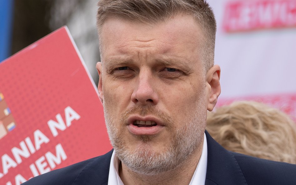 Adrian Zandberg, współprzewodniczący partii Razem