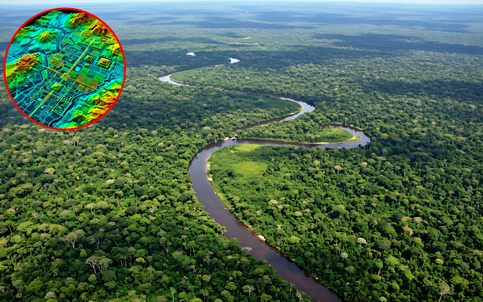 Pod lasem Amazonii kryją się ślady dawnych osad i konstrukcji ziemnych