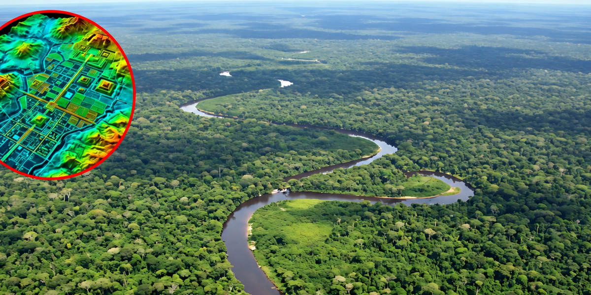 LiDAR ujawnił setki budowli pod lasem Amazonii: mogło tu żyć 3 mln ludzi