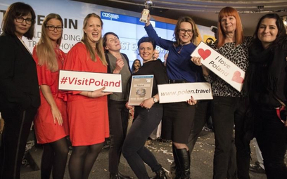 Nagrodę za stoisko odebrał zespół Polskiej Organizacji Turystycznej