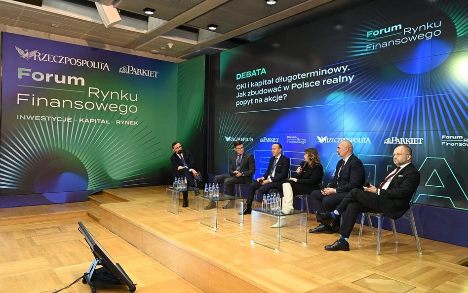 „OKI i kapitał długoterminowy. Jak zbudować w Polsce realny popyt na akcje?”. W debacie prowadzonej 
