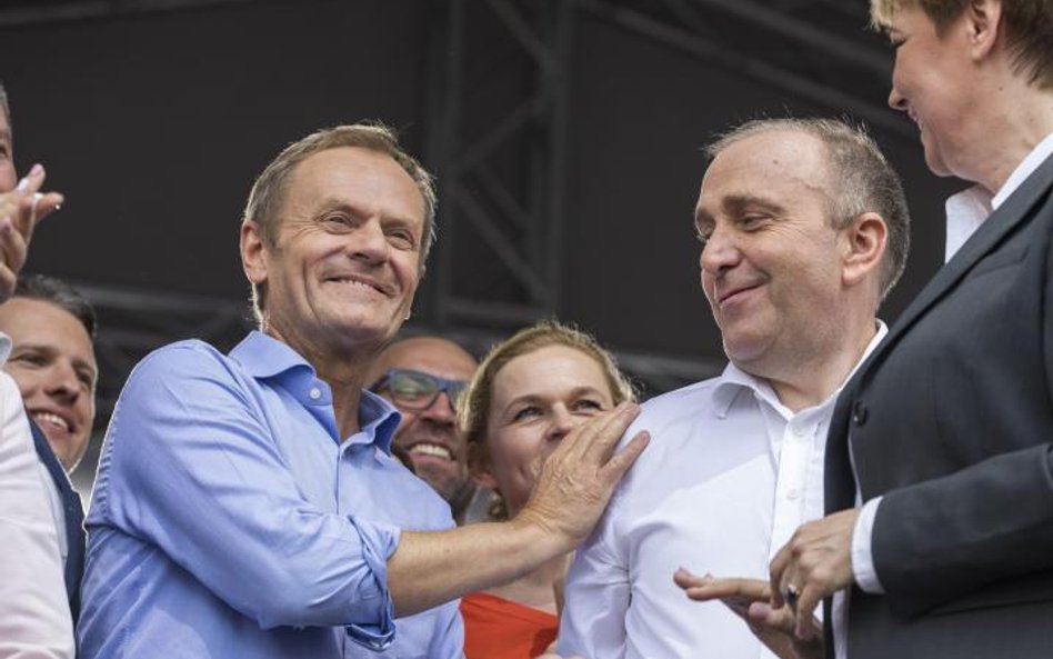 Milczenie Donalda Tuska można tłumaczyć tym, że chce on, aby teraz całą odpowiedzialność za wynik wy