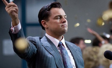 Leonardo Di Caprio w filmie "Wilk z Wall Street"