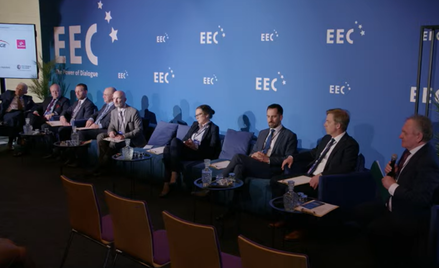 Uczestnicy panelu „Nauka, kadry, kosmos"