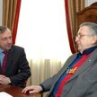 Kazimierz Kutz z ministrem Zdrojewskim