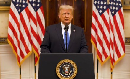 Pożegnalne wystąpienie Trumpa. "Nie rozpocząłem żadnej wojny"