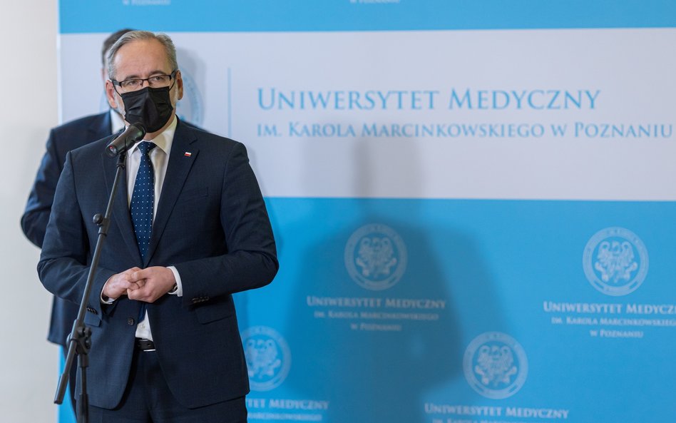 Minister zdrowia Adam Niedzielski