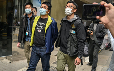 Aresztowania w Hongkongu, uśmiechy za granicą