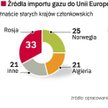 Unia Europejska zależy od importu gazu. W najtrudniejszej sytuacji są nowe kraje Wspólnoty, które pr