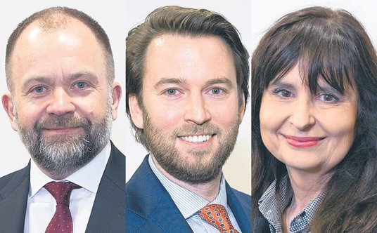 Grzegorz Zawada dyrektor,BM PKO BP, Arkadiusz Bociąga dyrektor w Santander Bank Polska, Agnieszka Go