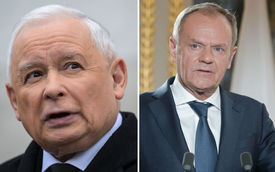 Jarosław Kaczyński i Donald Tusk