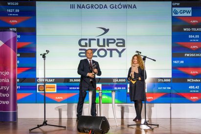 Trzecia nagroda główna trafiła do Grupy Azoty. Od lewej Paweł Łapiński, wiceprezes Zarządu Grupy Azo