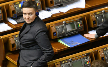 Ukraina: Nadia Sawczenko oskarżona o planowany atak na parlament