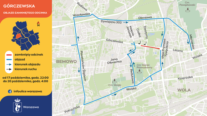 Frezowanie ul. Górczewskiej