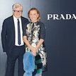 Twórcy modowego imperium: Patrizio Bertelli z żoną Miuccią Pradą. Na zdjęciu podczas prezentacji dla