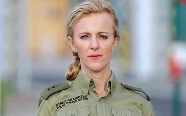 Ppor. Anna Michalska, rzeczniczka Straży Granicznej