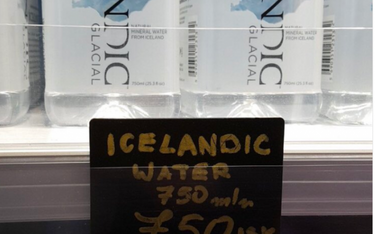 Islandia: Litr wody za 28 złotych
