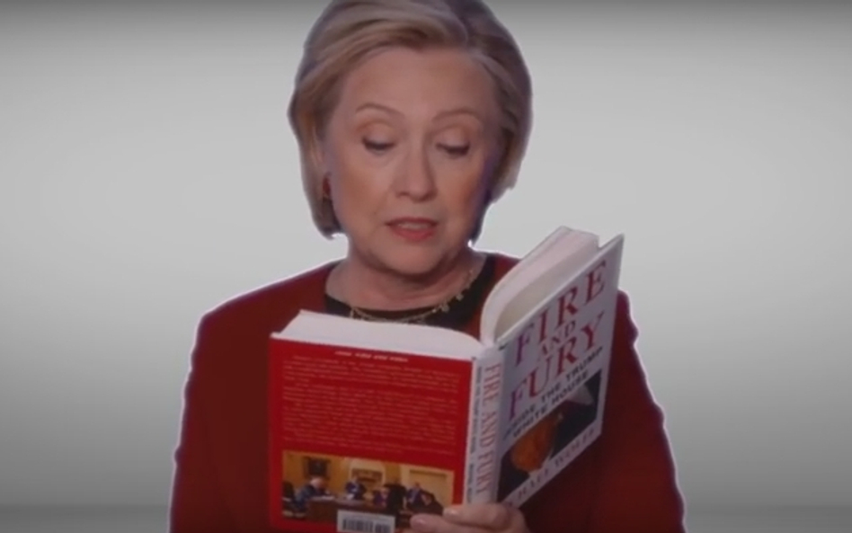 Grammy: Clinton czyta fragmenty z "Fire and Fury"