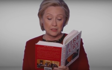 Grammy: Clinton czyta fragmenty z "Fire and Fury"