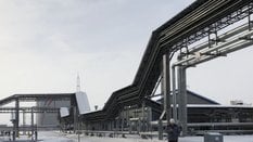 Zbiornik na ropę rosyjskiego Transnieft w porcie Ust-Ługa na Morzu Bałtyckim w Rosji