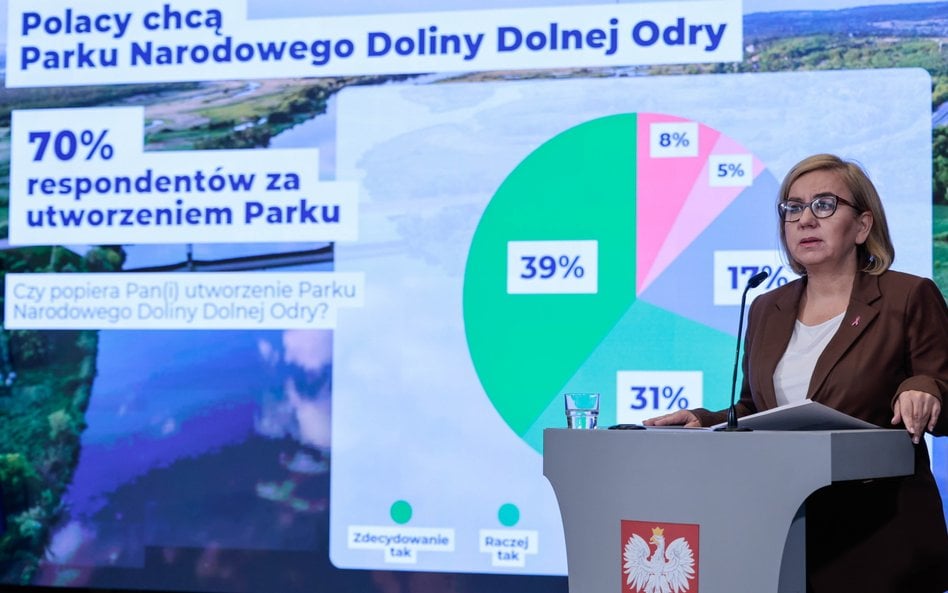 Minister klimatu i środowiska Paulina Hennig-Kloska