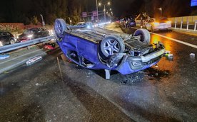 W wyniku kolizji jedna osoba trafiła do szpitala