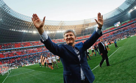 Rinat Achmetow, najbogatszy człowiek na Ukrainie, i jego stadion