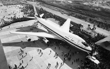 Publiczny pokaz prototypu 747 w 1968 roku / SAS