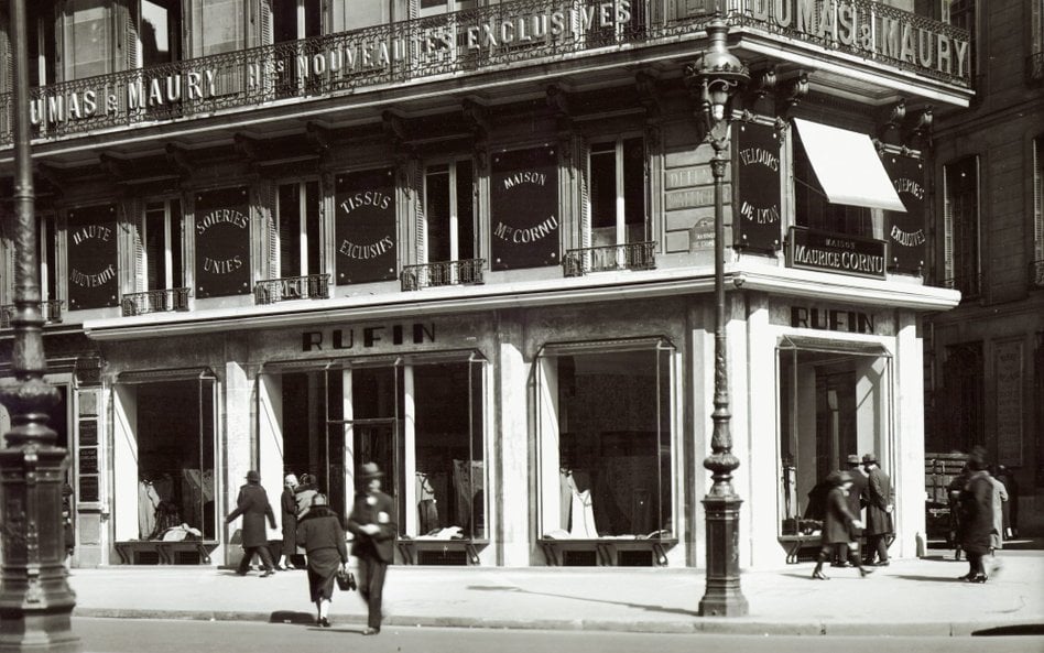 Sklep „Rufin” przy Avenue de l’Opera 30 w Paryżu, 1925 r.
