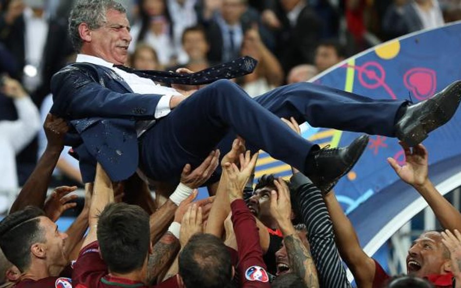 Fernando Santos w chwili życiowego triumfu