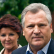 Aleksander Kwaśniewski, były polski prezydent z żoną Aleksandrą