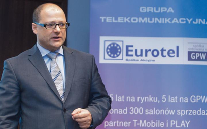 Tomasz Basiński, wiceprezes i akcjonariusz Eurotelu.