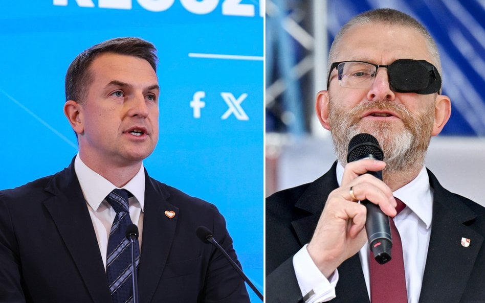 Adam Szłapka i Grzegorz Braun
