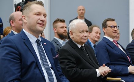 Przemysław Czarnek, Jarosław Kaczyński, Mateusz Morawiecki
