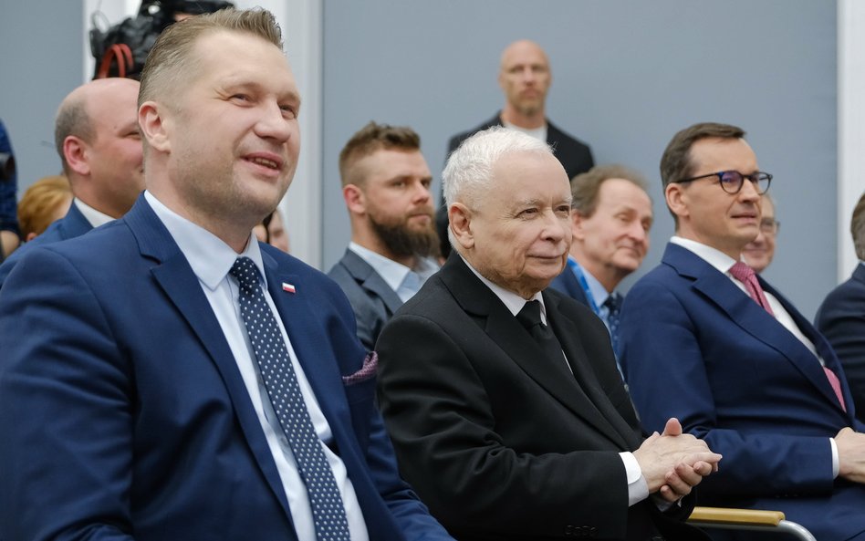 Przemysław Czarnek, Jarosław Kaczyński, Mateusz Morawiecki