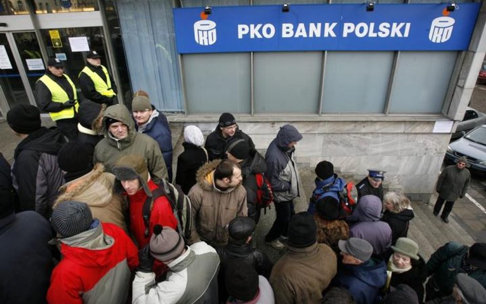 Zyski banków z bessy
