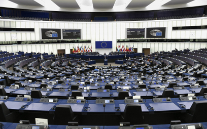 Sala plenarna Parlamentu Europejskiego w Brukseli