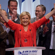 Marine Le Pen w czasie sobotniego wiecu wyborczego w Deols w centralnej Francji.