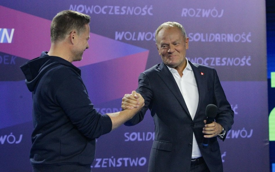 Rafał Trzaskowski i Donald Tusk