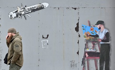 Mimo powtarzających się ataków w centrum Kijowa (zdjęcie z 30 stycznia) jest miejsce na uliczną twór