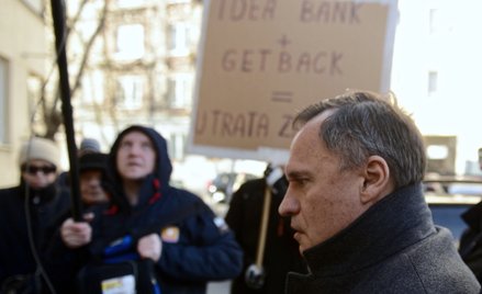 Właściciel Getin Noble Banku Leszek Czarnecki w drodze do prokuratury