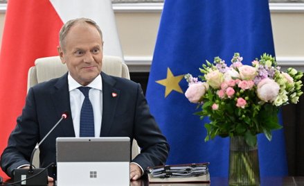 Premier Donald Tusk na posiedzeniu rządu