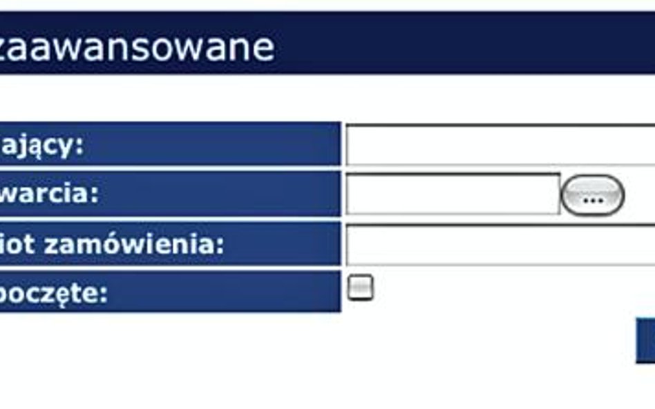 Można wziąć udział w licytacji po otrzymaniu zaproszenia