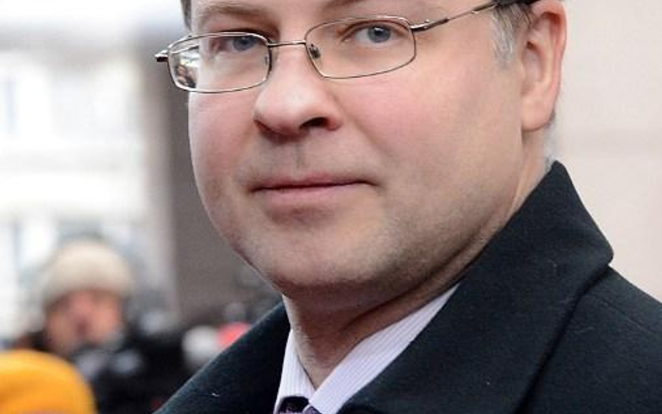 Premier Łotwy Valdis Dombrovskis