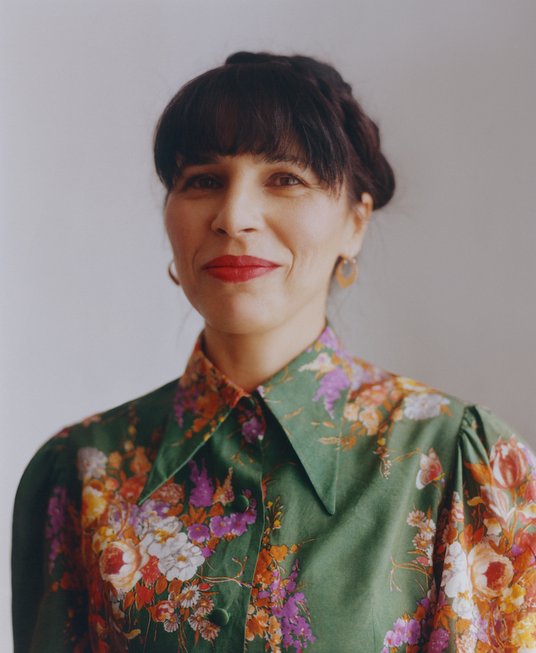 Małgorzata Mirga-Tas, autorka wystawy „Przeczarowując świat”.