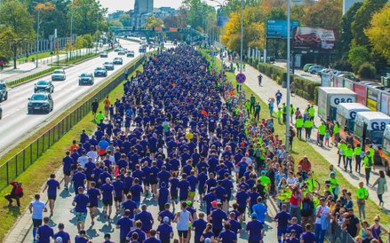Po raz ósmy odbył się jeden z najpopularniejszych biegów masowych w Polsce „Biegnij Warszawo".