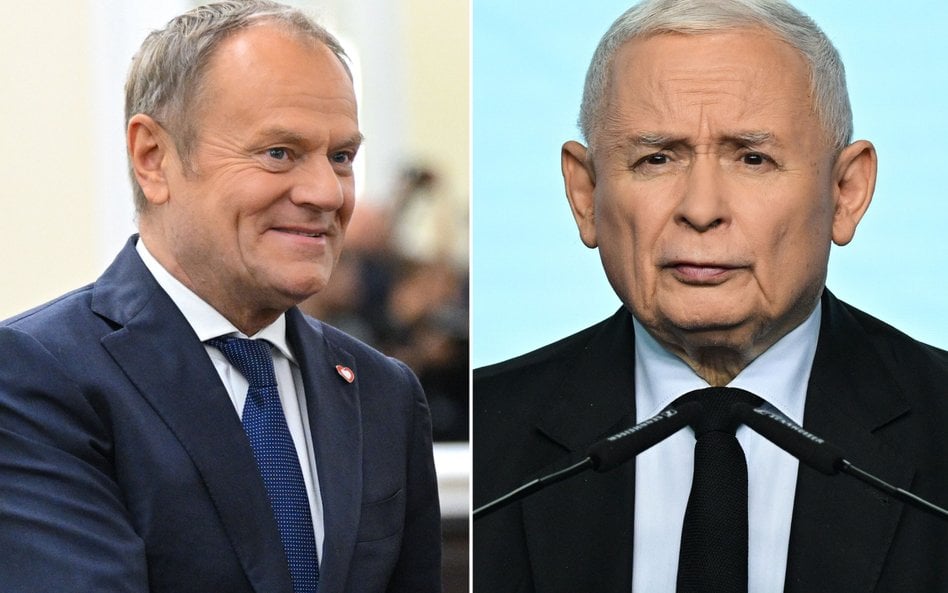 Donald Tusk i Jarosław Kaczyński