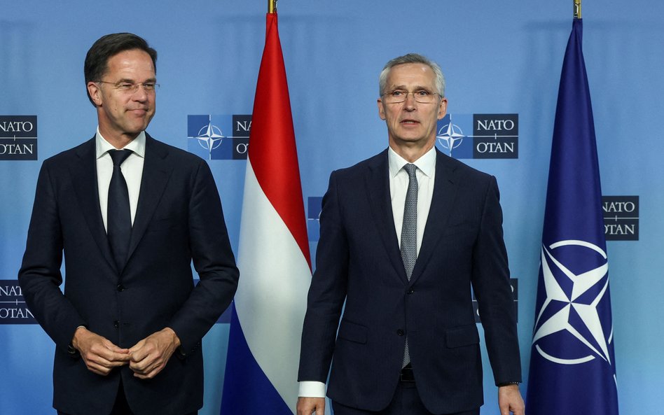 Mark Rutte i Jens Stoltenberg