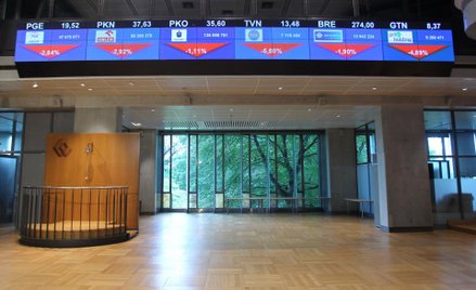 Spadki na GPW