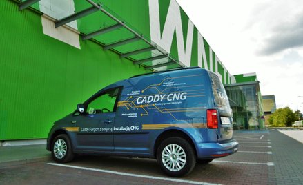 Volkswagen Caddy Furgon 1,4 TGI BMT: Jazda na gazie